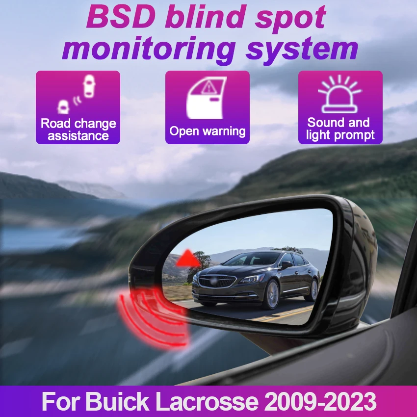 

Car Blind Spot Detection System BSD BSA BSM Car Sensors Drive Rear Mirror Monitoring For Buick Lacrosse 2009-2023
