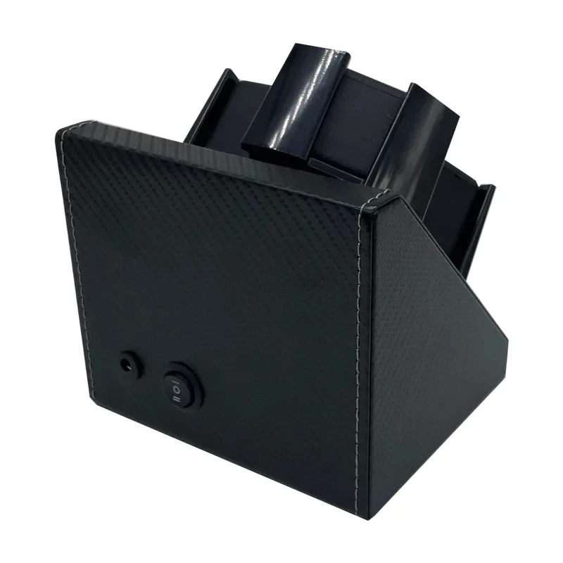 Watch Winder Watch Winder for Automatic Watches Automatic Winder for 3 Watches 2 Rotation Modes PU Clock Storage Case Memory Cotton