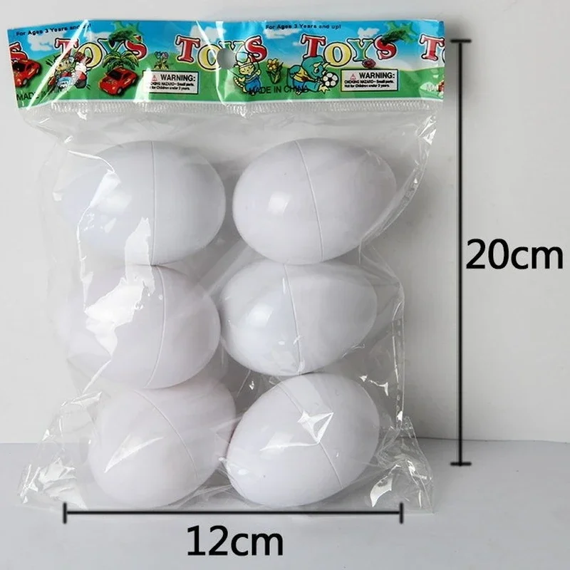 6PCS Montessori Learning Education Math Toys Smart Eggs 3D Puzzle Game for Children Popular Toys Jigsaw Mixed Shape Tools