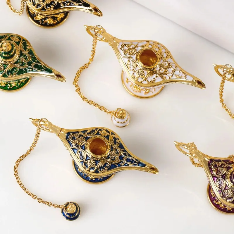 Wishing Lamp Aladdin Lamp Ornament Living Room Decoration Vintage Palace Style Russian Home Festivals Dinner Decor Crafts