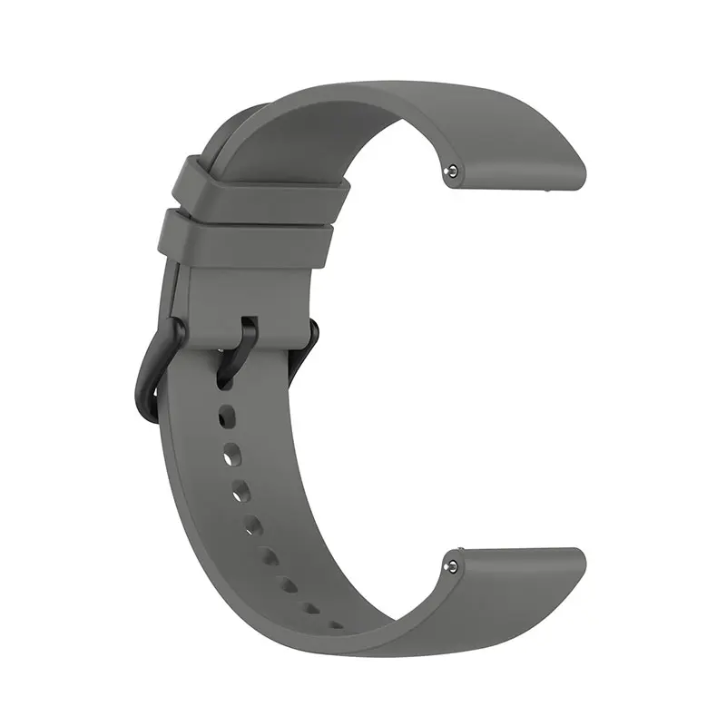 Versatile 20mm Silicone Smart Watch Strap Bracelet