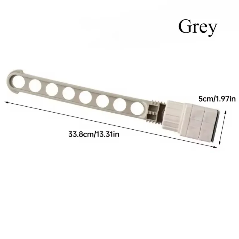 Drying Rack Bathroom Door and Window Rack Eight-hole Clothes Rack Balcony Window Multifunctional Portable Clothes Rail 4