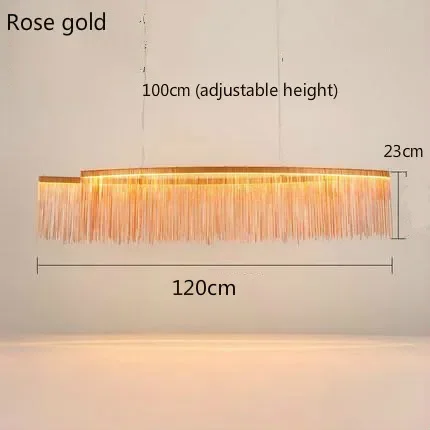 Rose gold L120cm