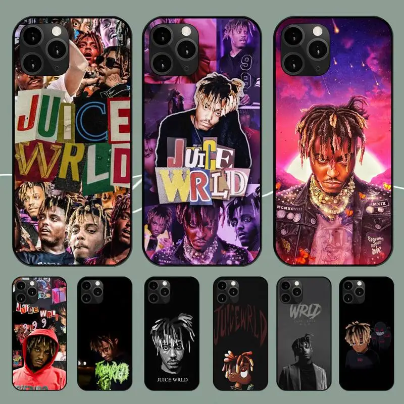 Custodia Per Telefono Rapper Juice Wrld Per Iphone 11 12 Mini 13 14 Pro Xs Max X Xr 6 7 8 Plus Shell