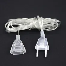 

Cable Plug Transparent Led Light String Extension Standard Power Extension Cord for Home Holiday String Light Christmas Lights