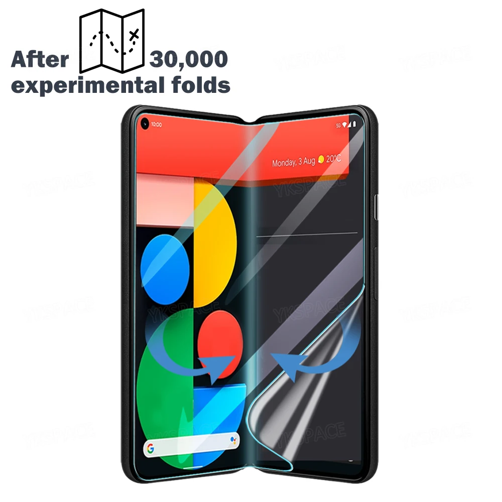 Weiche, transparente, matte Hydrogel-Folie für Google Pixel 9 10 Pro Fold 5G vorne hinten innen mattierter Displayschutz Anti-Fingerabdruck – Detail 19