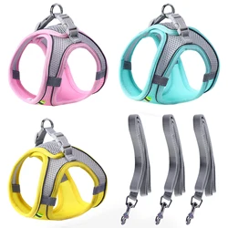 Pet Reflective Nylon Dog Harness No Pull Adjustable Medium Large Naughty Dog Vest Safety Vehicular Lead Walking Running