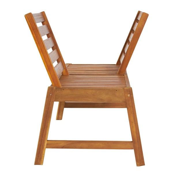 49.6in 后背可调节 木长凳 相思木 原木色-31