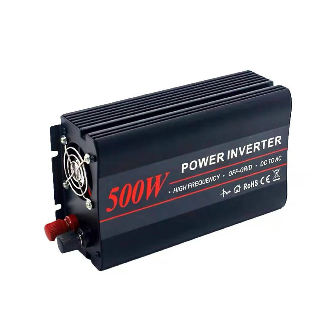 500W Pure Sine Wave Inverter DC12V/24V/48V Peak power 1000W Inverter AC100-120V