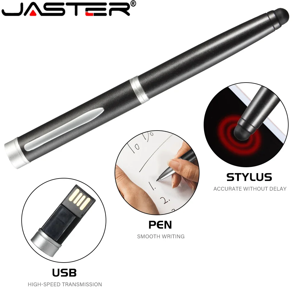 

JASTER New USB 2.0 Pen Type Flash Drive Memory Card 16GB 32GB 64GB 128GB Business Type Carry Can Write U Disk Pendrive USB Stick