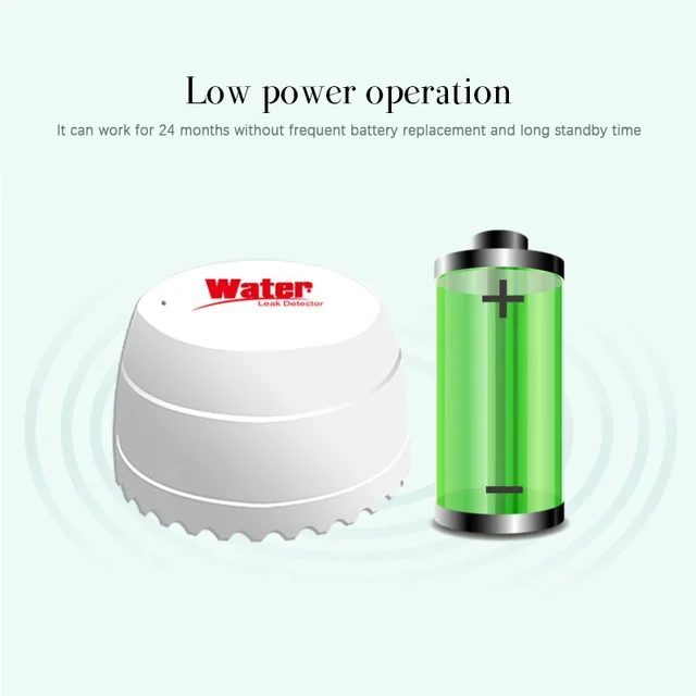 TUYA WiFi Water Detector Leak Flood Alarm Sensor Security Protection Smart Home Works With Smart Life APP Remote Monitoring 5