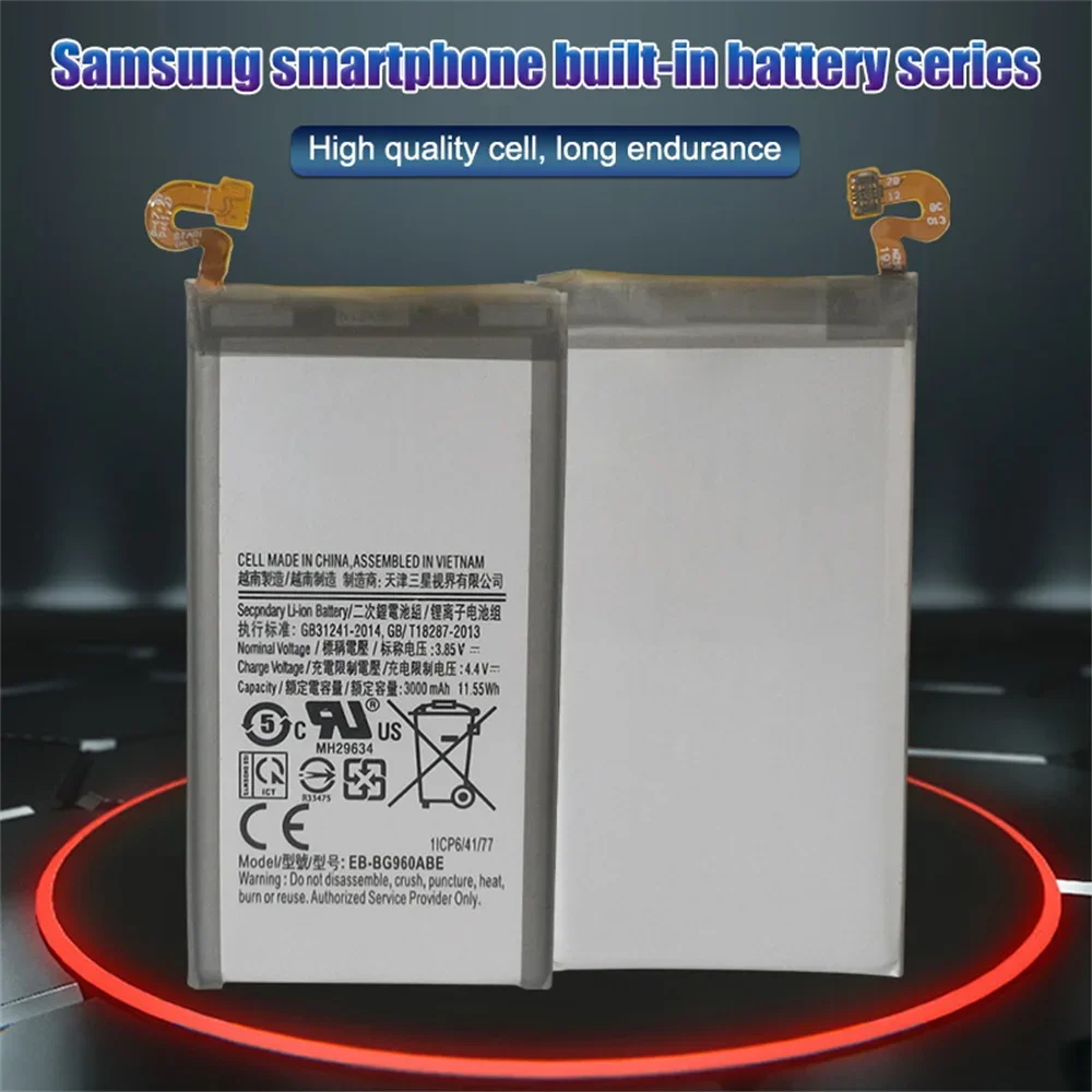 Per Samsung Galaxy S9 G9600 Batteria Originale Samsung Eb-Bg960Abe Ebbg960Abe G960F Sm-G960 Originale Sostituire La Batteria Del Telefono 3000Mah