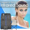 Compact and Portable Infrared Steam Sauna, Suitable for Relaxing and Rejuvenating At Home, Foldable Chair, Foot Mat Heating Pad 6