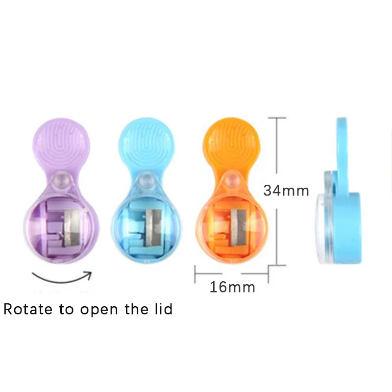 10/20/30PCS Mini Portable 2.0mm Mechanical Pencils Sharpener School Writing Pencil Sharpening Tools Students Kawaii Stationery - 6