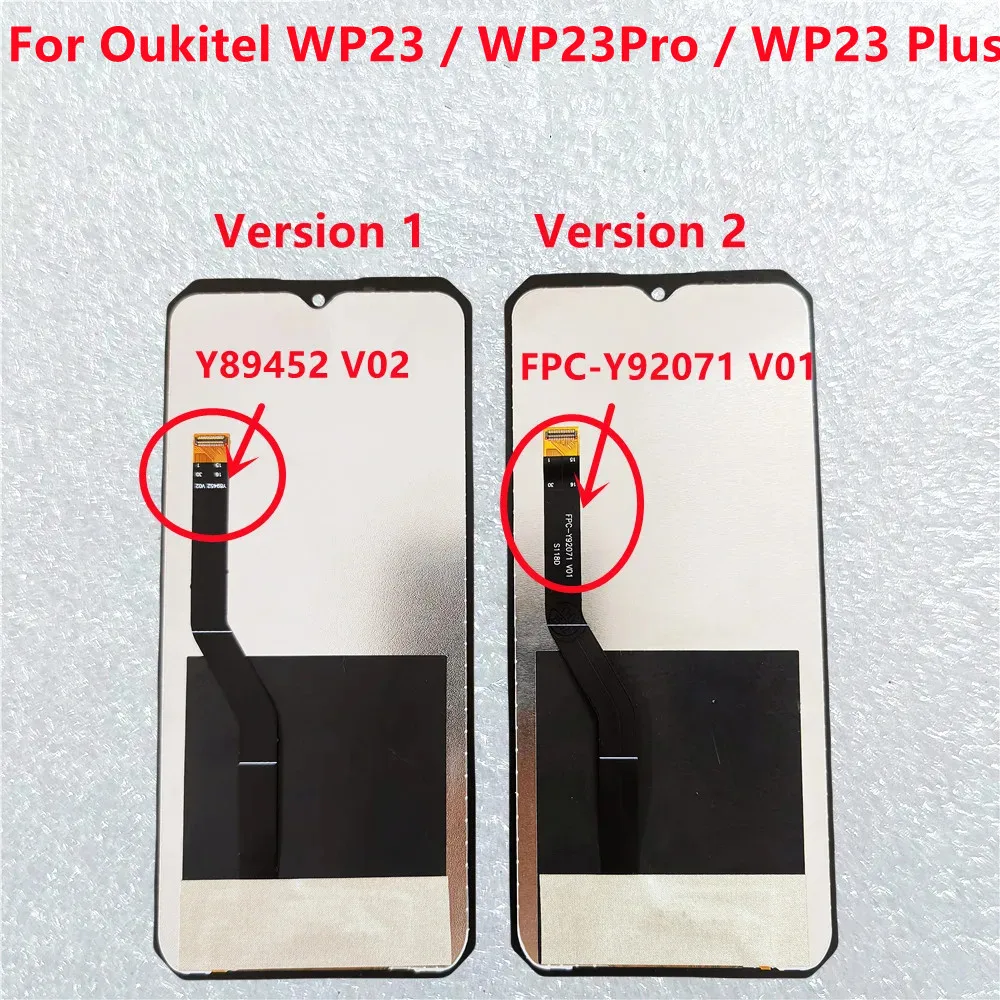 100% Nuovo Touch Screen Display LCD Per Oukel WP16 WP17 WP18 WP19 WP20 WP21 WP22 WP23 W28 Pro Parti Di Ricambio Del Telefono Strumento - Foto 6