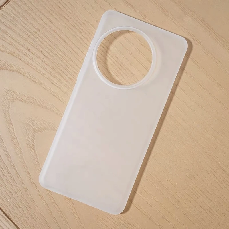 Matte Clear Hard Silicone Back Cover - Slim Thin Stripe Shell