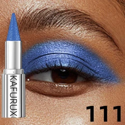 Vibrant 12 - Color Metallic & Glitter Eyeshadow Pencil with Long - Lasting Cream Finish (111)