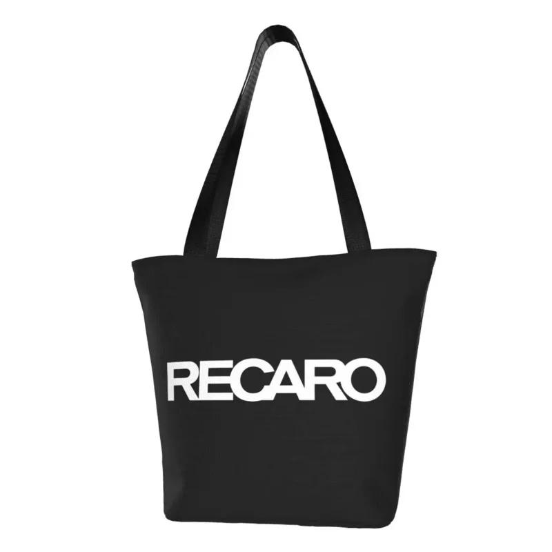 

Модные сумки-тоуты для покупок с логотипом Recaros, прочная холщовая сумка-шоппер через плечо
