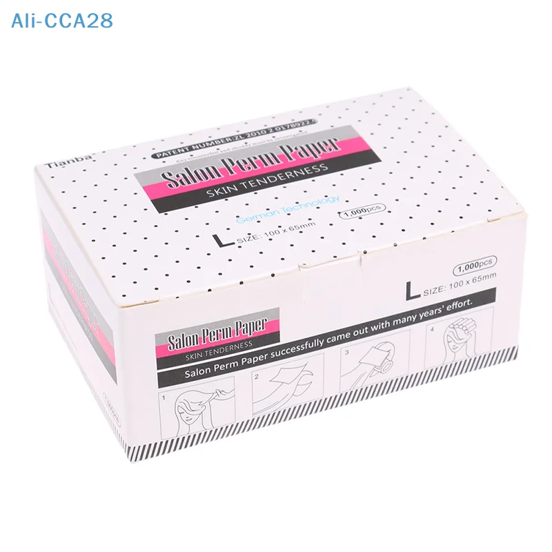 일회용 파마 페이퍼 전문 홈 DIY 헤어 컬링 페이퍼, 퍼밍 헤어 살롱, 투과성 방지, 담그는 파마 페이퍼, 1000 개