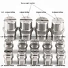 2pcs 1/8" 1/4: HVV  H-U Flat Fan Nozzle,Vee Jet nozzle ,industrial Sprayer, Dust Cleaning Wash Jet 5