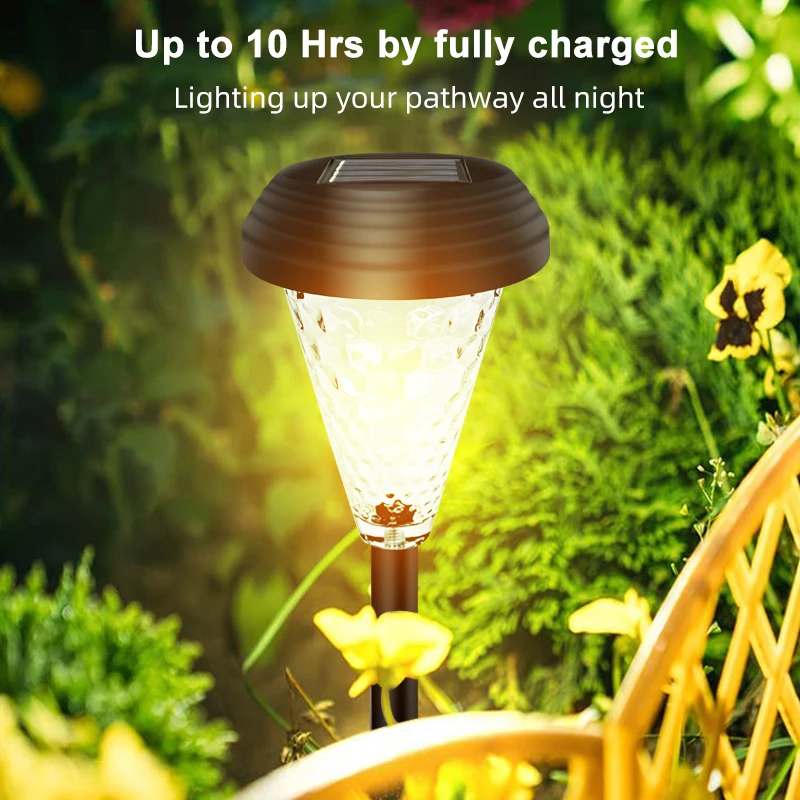 Lampe Led Solaire D'extérieur, Luminaire De Paysage, Luminaire Décoratif De  Paysage, Idéal Pour Un Jardin, Une Entrée Ou Une Clôture, 4 Unités - Lampes  Solaires Led - AliExpress