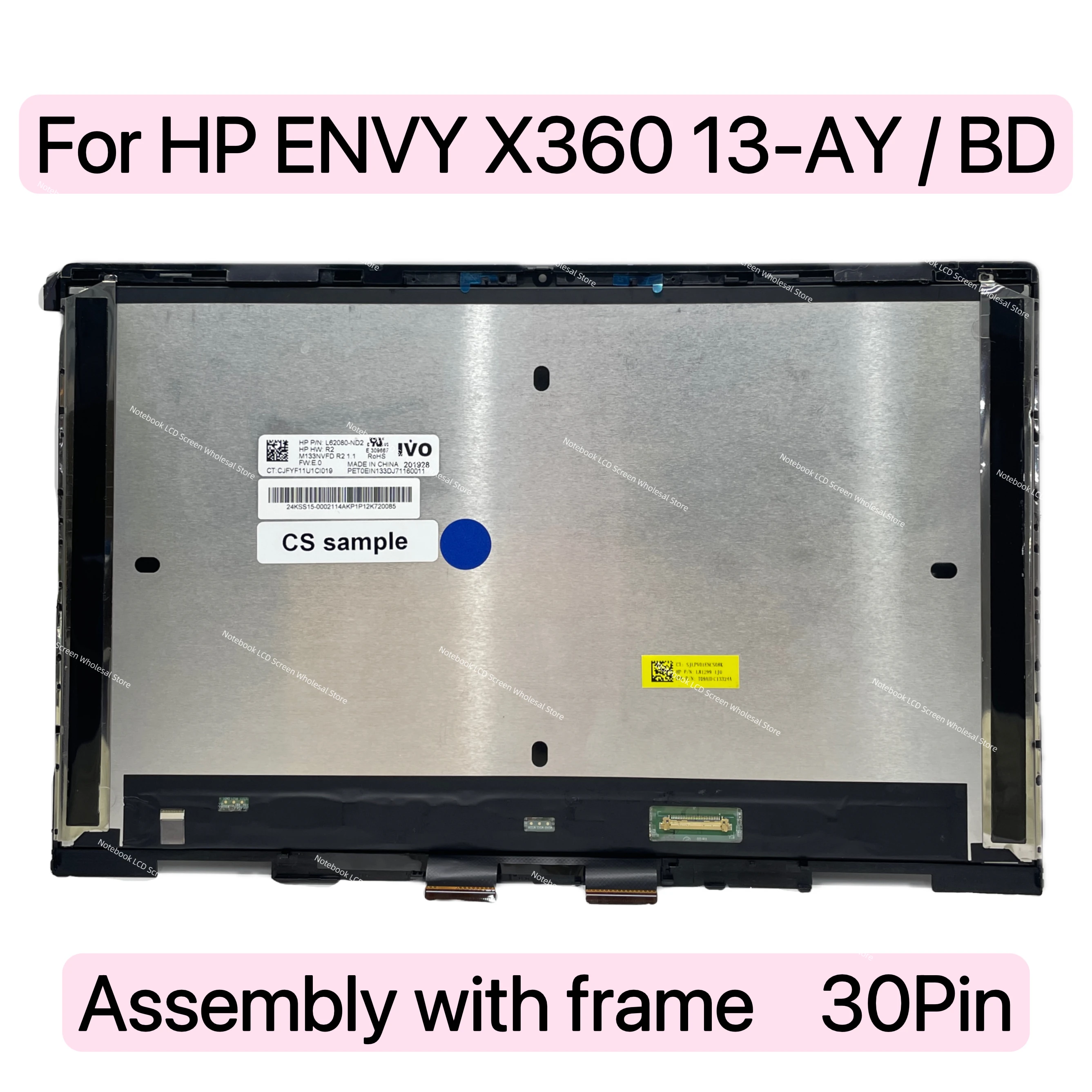 Touchscreen Da 15,6 Pollici, Compatibile Con HP, Envy X360 15-CP - Foto 9