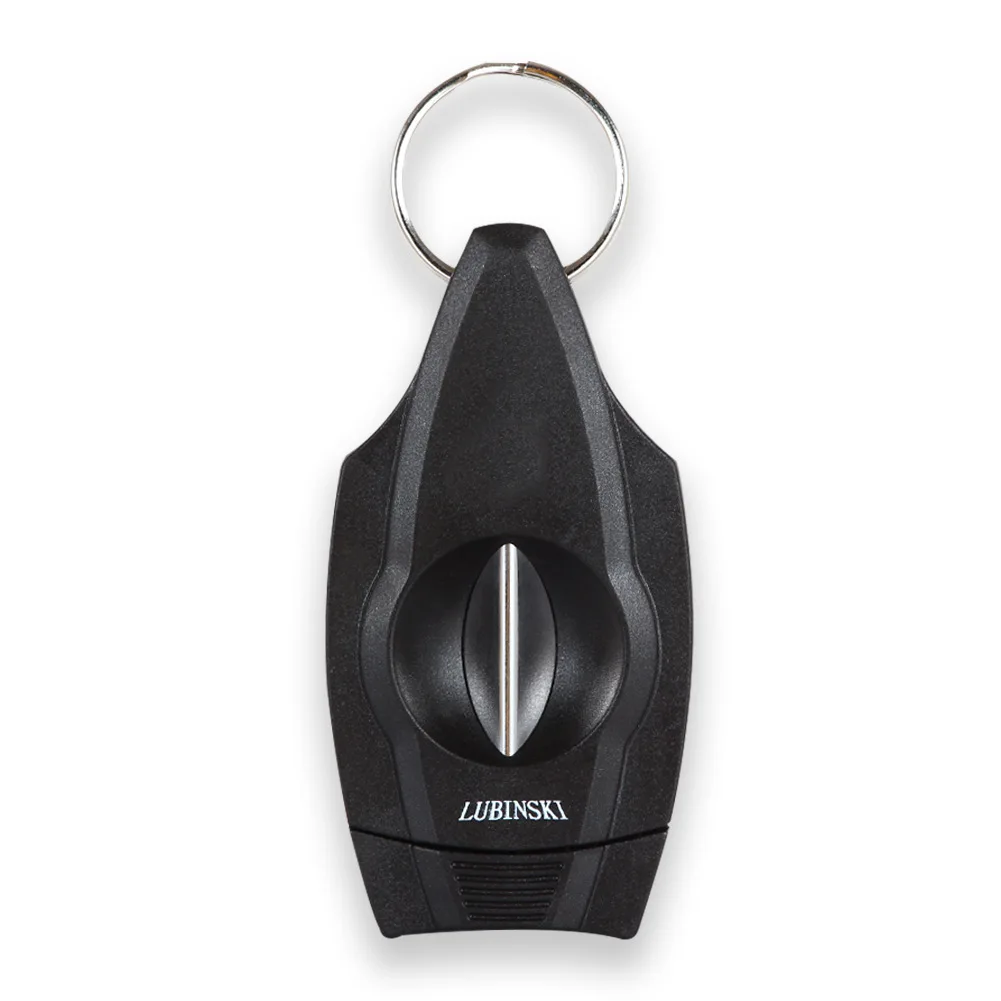 

Stainless Steel Cigar Cutter, Sharp Travel Scissors, Portable Cigar Accessories, Gift Box, Black