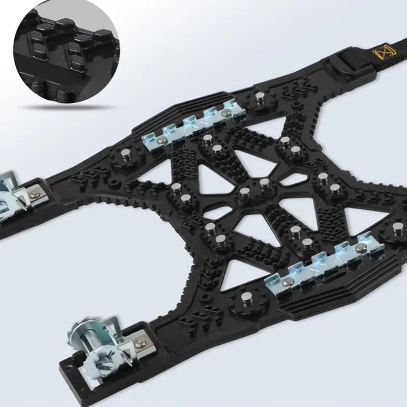 Snow Chains Universal Tire Chains Anti-Skid Set Pickup Cars SUVs Tire Reusable And Wear Resistant For Ice And