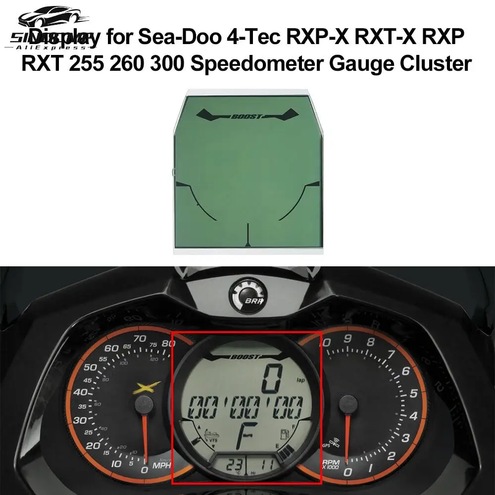 LCD 계기판 디스플레이 278002716 278003531 278003220 278003380 SeaDoo RXP 260 300/RXT 260 300 GTX 디스플레이 화면용