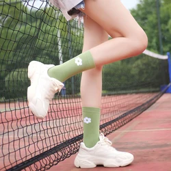 Japanese Style Women Socks Fashionable Beautiful Printed Flower Hosiery Pattern Socks Cute Sweet All-matched Soft Cozy Stocking