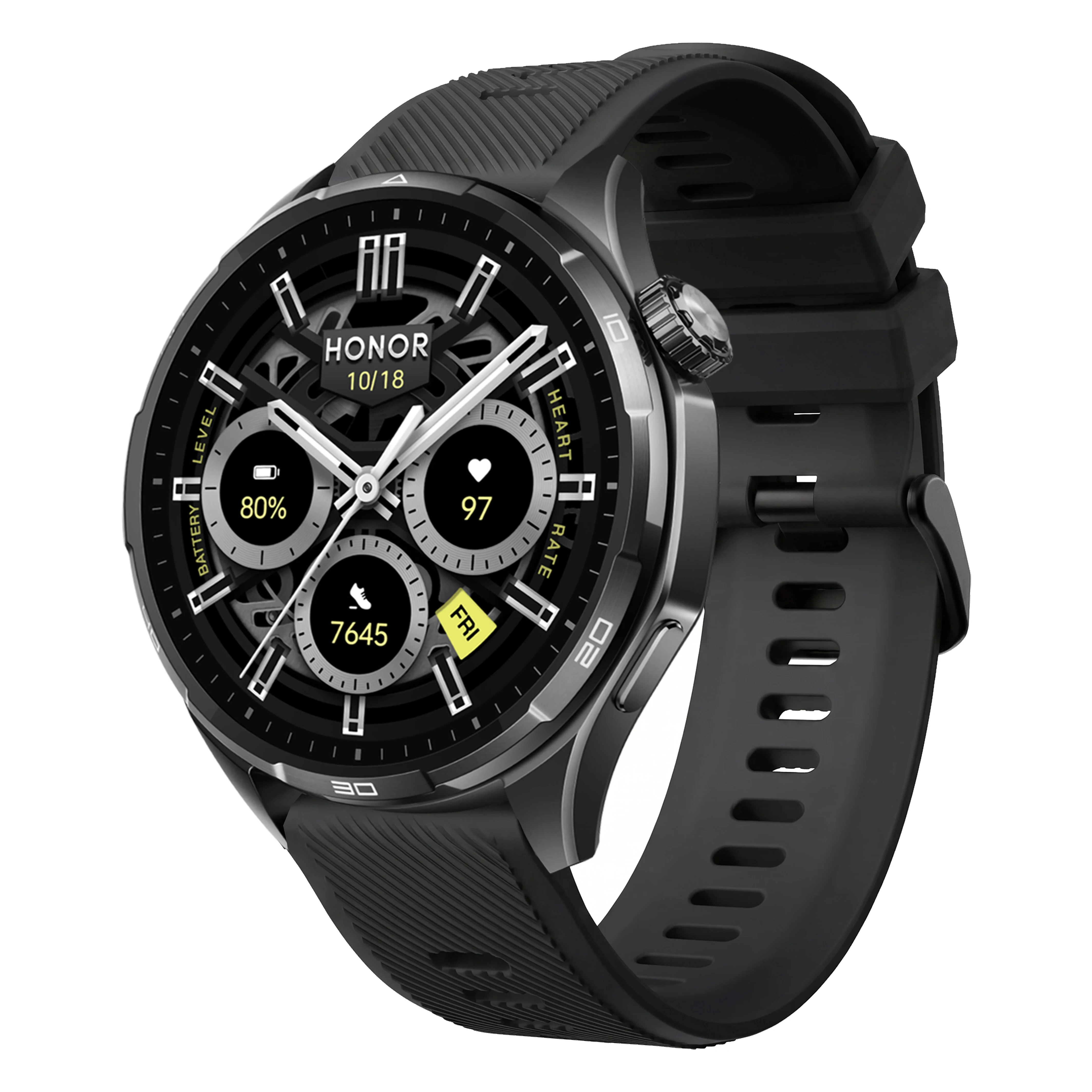 Sport Silicone Replacement Strap - 22mm Watchband Bracelet Accessory