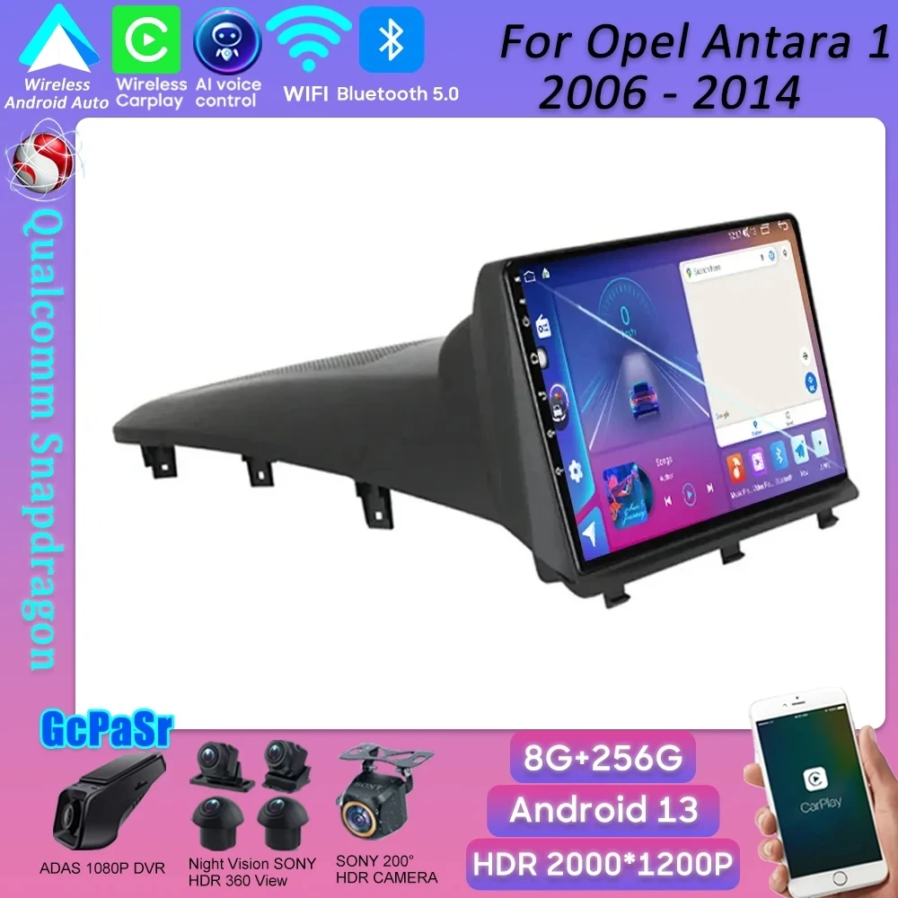 

Android Radio For Opel Antara 1 2006 - 2014 Car Multimedia Player Wireless Android Auto Carplay Mirror Link