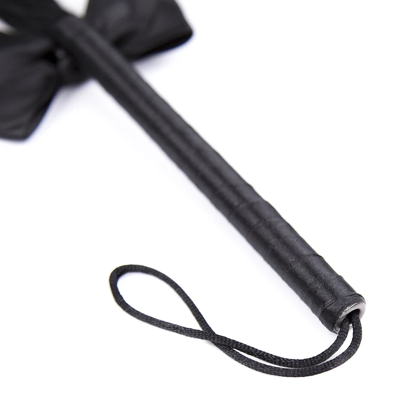45CM Nylon RopeTassels Horse Whip,HorseRiding Equestrian Training Whip With PU Leather Handle Suitable for Cosplay 4