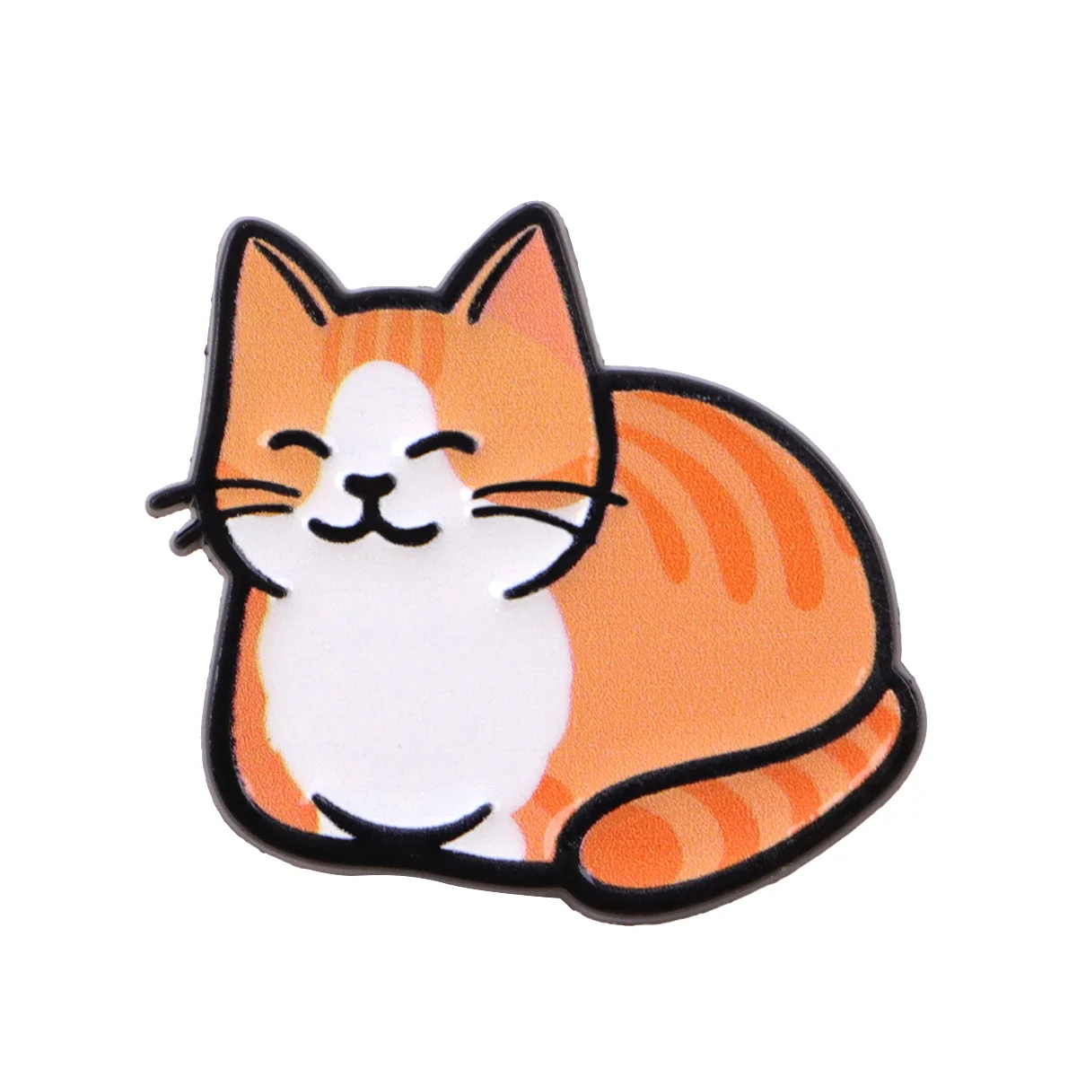 Van Gogh Starry Night Enamel Cat Brooch - Cute Lapel Pin Badge for Backpacks and Costumes - Fashion Jewelry Gift
