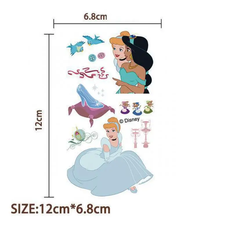 Tattoo Sticker Temporary Tattoos 10Pcs Disney Rapunzel Ariel For Kids Birthday Gift