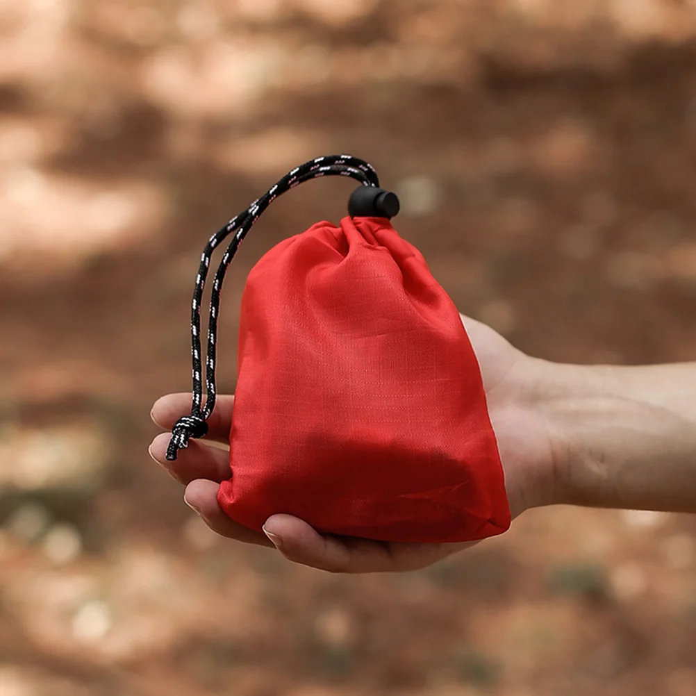 

6pcs Drawstring Tote Storage Bags Camping Drawstring Small Bags Gift Packaging Bags