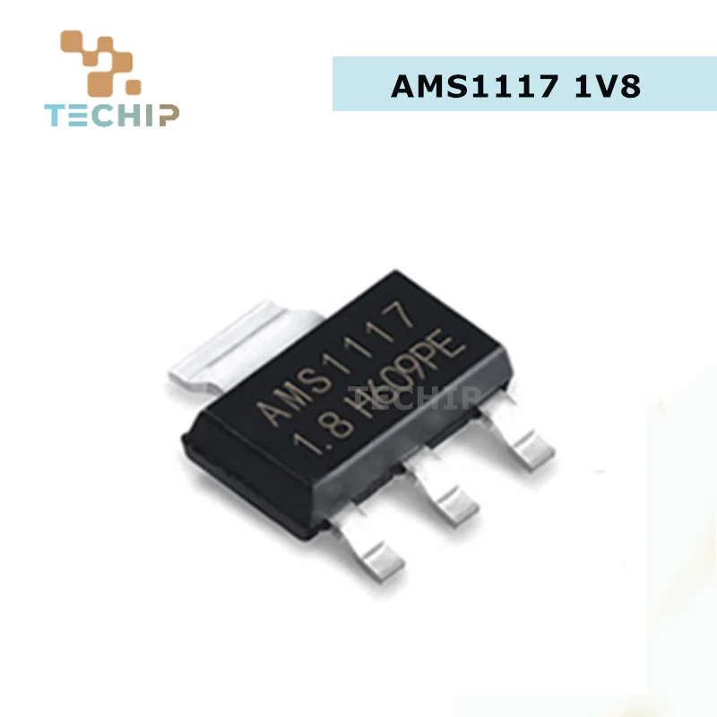Voltage Regulator Module 50pcs AMS1117 3V3 AMS1117-1.2 AMS1117-1.5 AMS1117-1.8 AMS1117-2.5 AMS1117-3.3 AMS1117-5.0 AMS1117-ADJ SOT223 Voltage Rugulator
