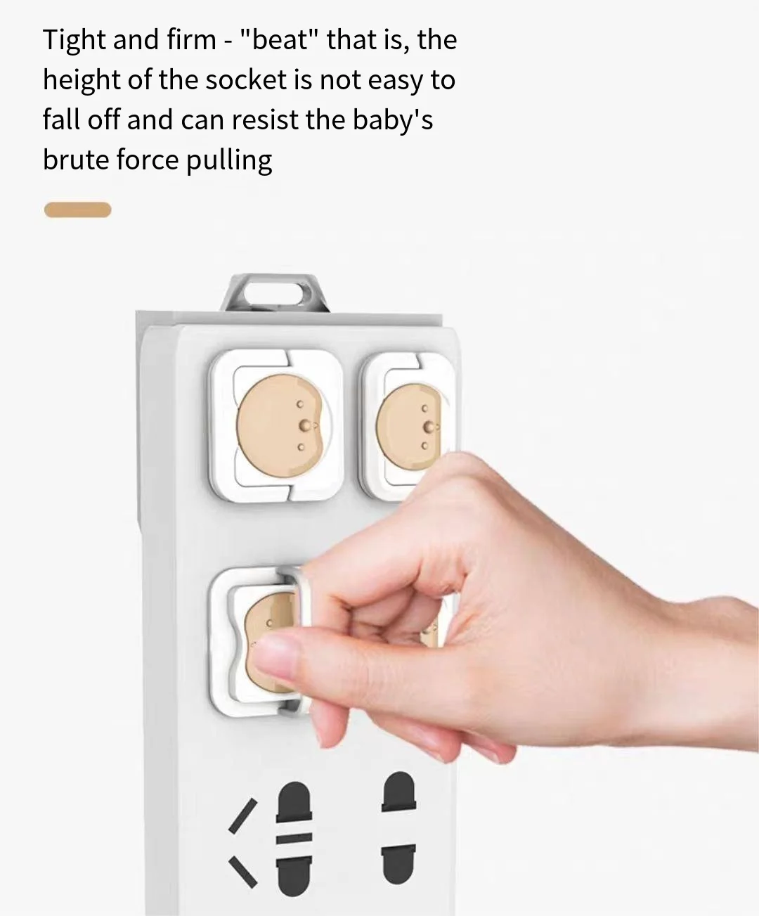 24PCS Power Switch Socket Protective Cover Children's Anti-electric Shock Baby Safety Plug Plug Bar Protective Cover