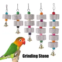 Home Tearing Cage Ornament Hanging Block Parrot Grinding Stone Bird Chew Toy Chewing Mineral 1