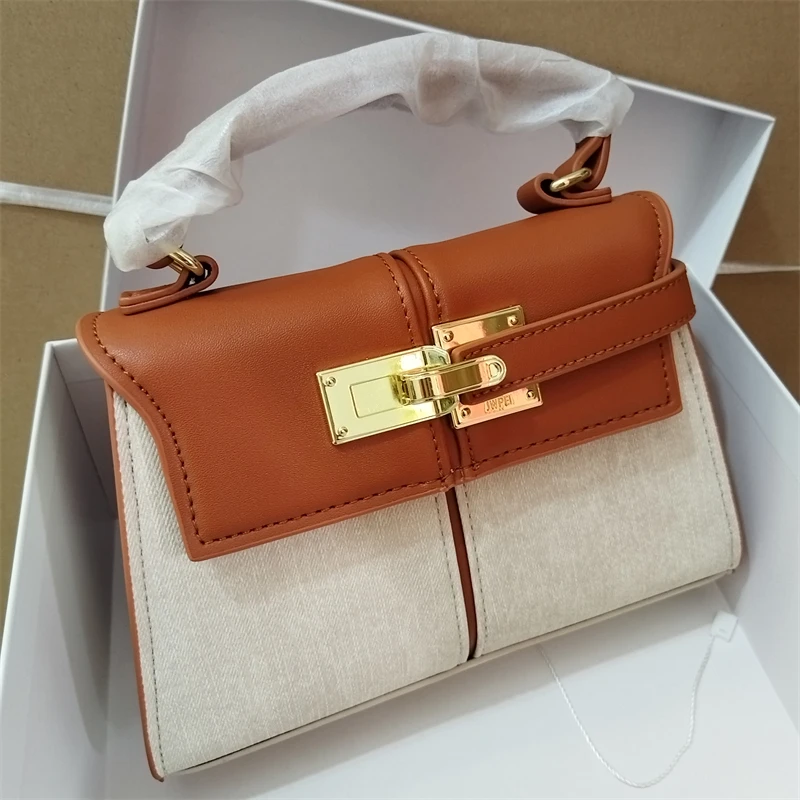 JW PEI حقائب كروس جلدية عتيقة للنساء بتصميم 2025،...