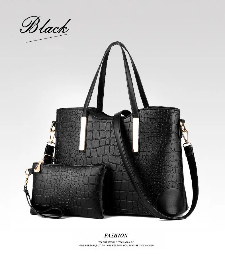 2023 Neue heiß verkaufte Mutter-Kind-Tasche, zweiteiliges Steinmuster, modische, trendige Umhängetasche mit großer Kapazität für Damen mit einer Schulter_voghion.com