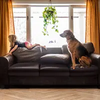 PU Leather Waterproof Sofa Seat Cushion Cover Elastic Chair Settee Seats Furniture Protector For Home Living Room Pets Kids 2