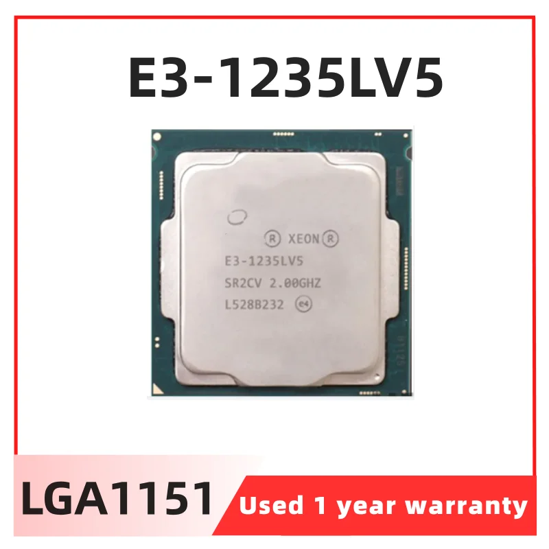 

Xeon подходит для E3 1235LV5 2,0 ГГц четырехъядерный 8 Мб 25 Вт 14 нм E3-1235LV5 LGA1151 Spot