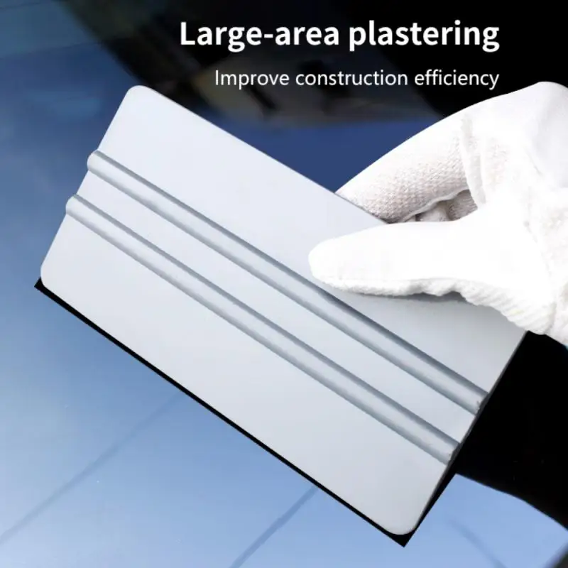 1PCS Blue Red Yellow Squeegee Felt Edge Scraper Car Decals Vinyl Wrapping & Tint Tools Plastic Soft Wrapping Spatula Tool