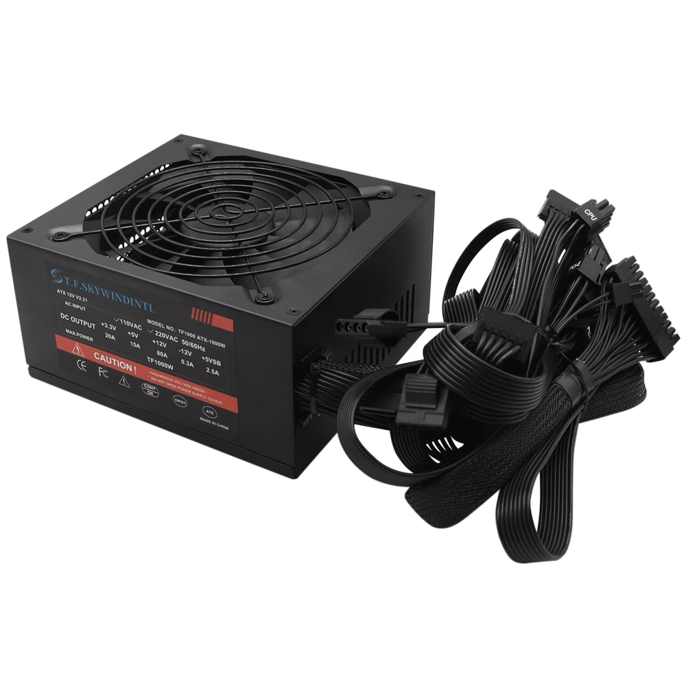 グラフィックカード180-240V 1000Wマイニング電源PCデスクトップコンピューターアクセサリーファン グラフィックカード180-240V  1000Wマイニング電源PCデスクトップコンピューターアクセサリーコンピューター ATX 2000W電源,すべて