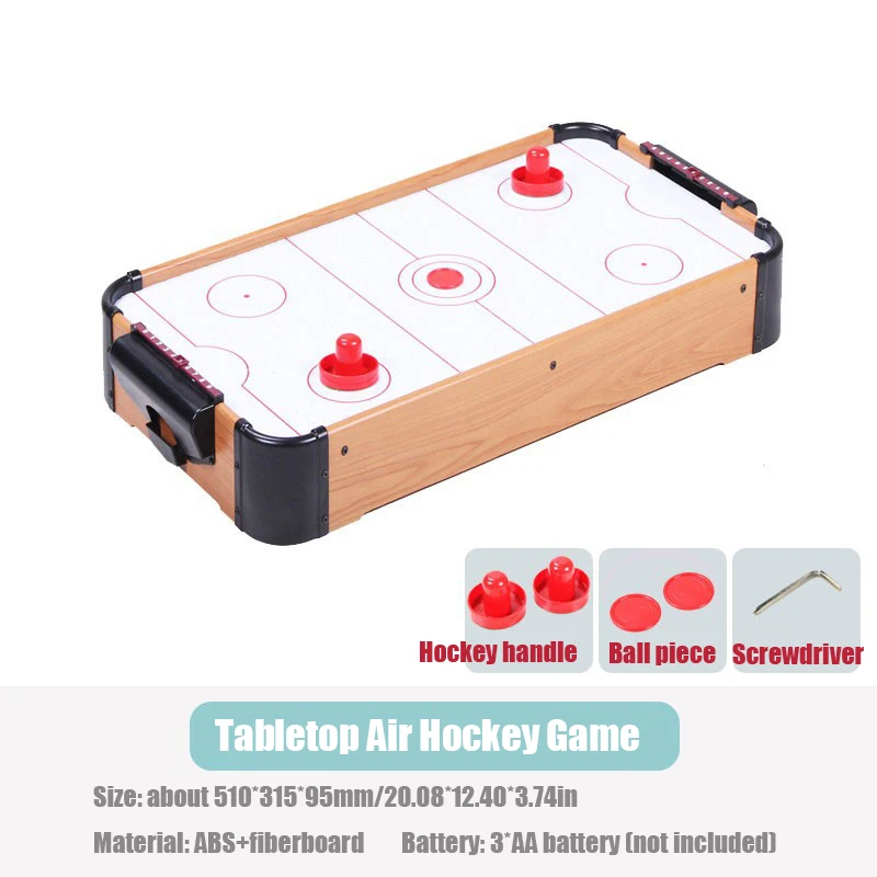 Mini Air Hockey Game Table Children Christmas Gift Party Family Games Kids Hockey Game Leisure Educational Interactive Toy