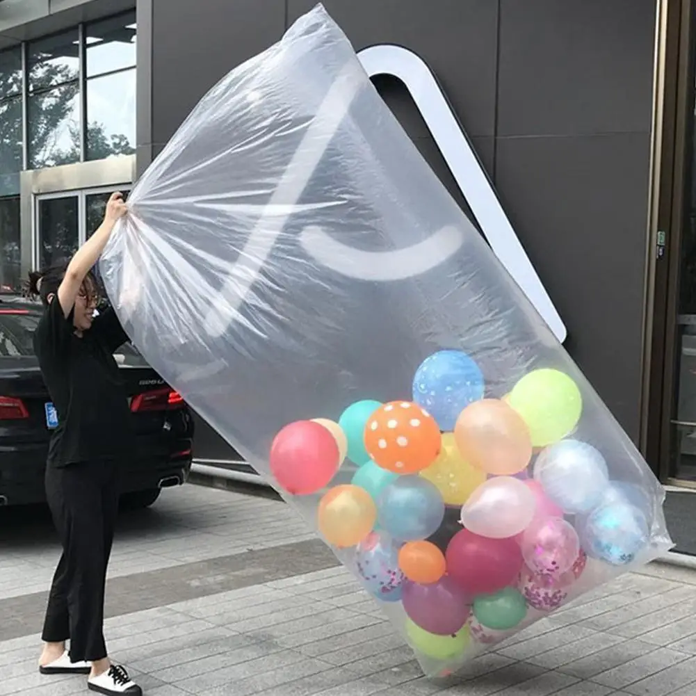 1pc Transparent Balloon Storage Bag Large Balloon Bags For Transport Clear Giant  Storage Bags For Celebration Party Supplie C4H8