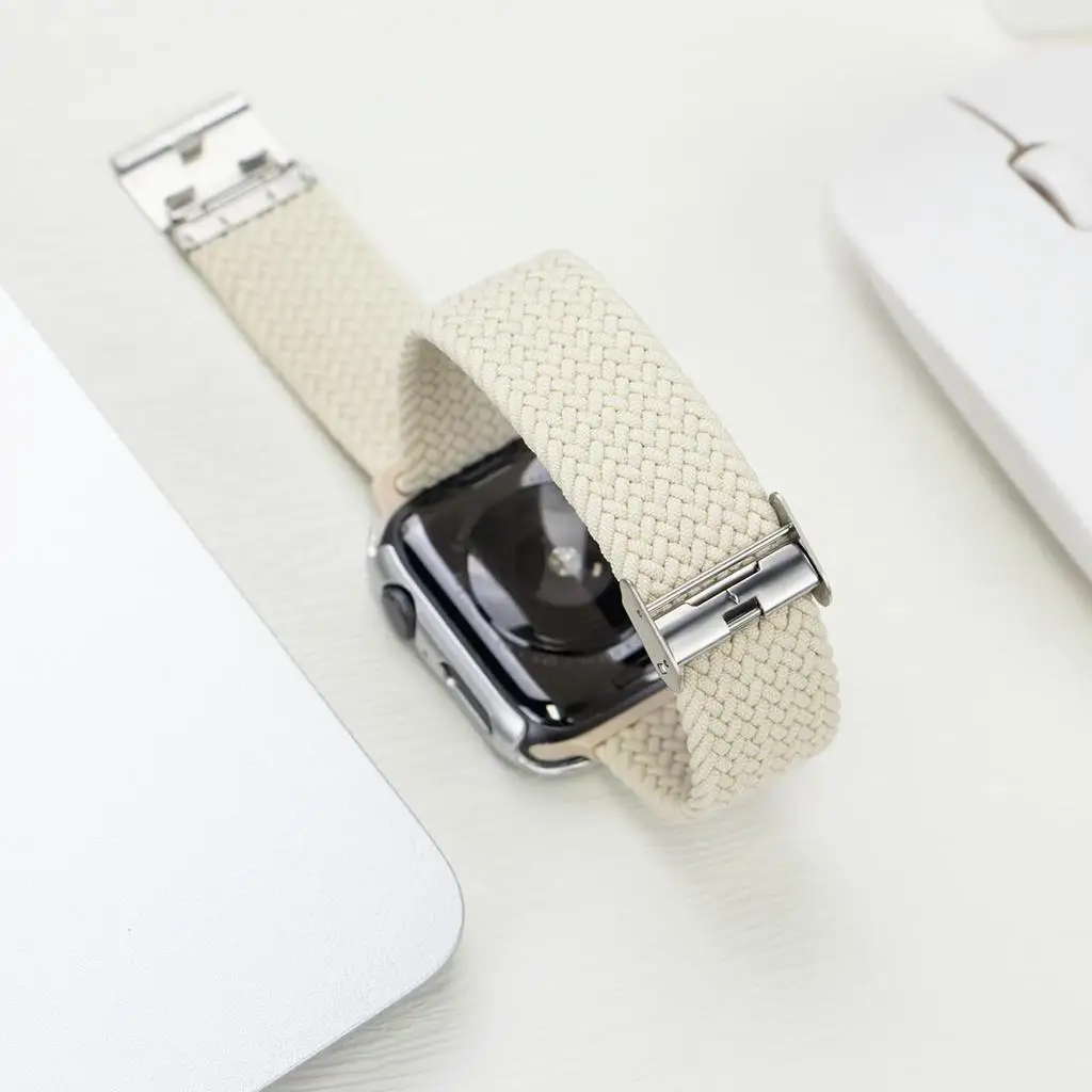 Enhanced Nylon Strap and Protective Case with Elastic Braided Band