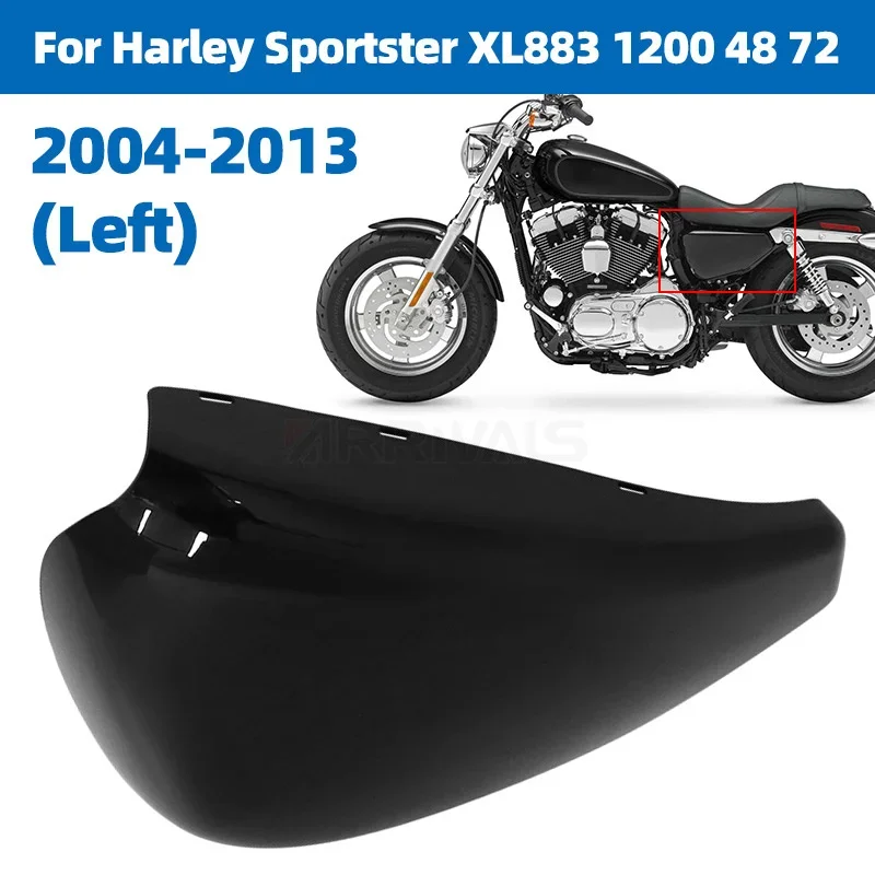 Matte Black Left Side Battery Cover For 2014-2019 Harley Sportster 883 1200 Models 3 thumbnail image