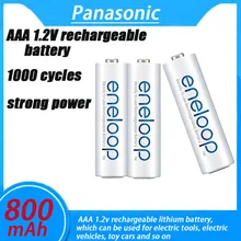  New Panasonic Eneloop 800mAh AAA 1.2V NI-MH Rechargeable Batteries For Electric Toys Flashlight Camera Pre-Charged Battery 